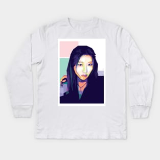 Lee Chaeryeong WPAP Kids Long Sleeve T-Shirt